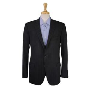 Brooks Brothers 1818 Fitgzerald Gray Pinstripe 2-Btn Suit Blazer Jacket 42R
